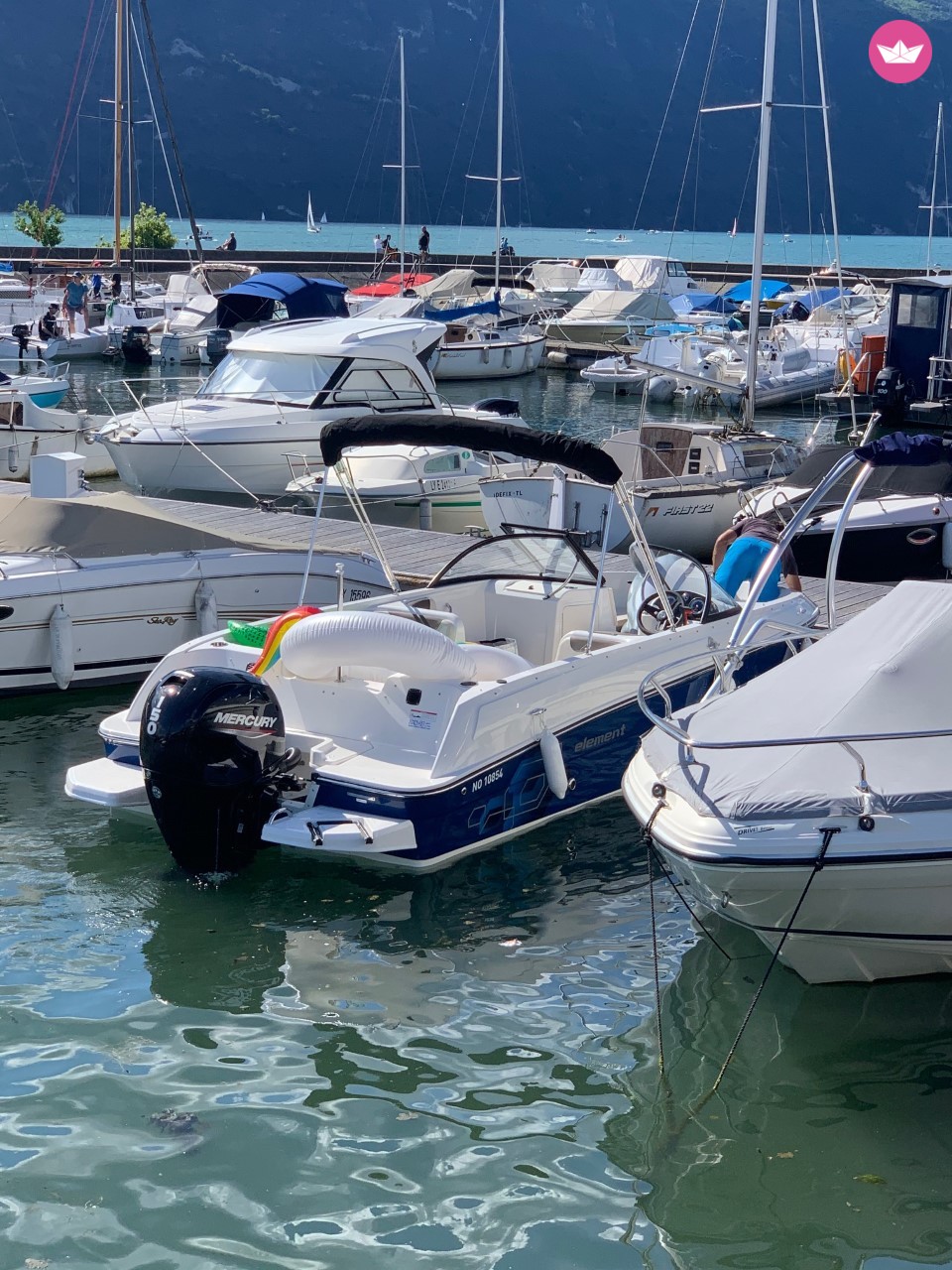 Bateau à moteur Bayliner Element e7 150cv 5