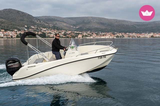Motorboat Quicksilver 505 Open for hire