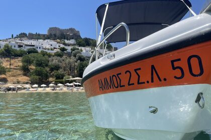 “Luxury Speedboat in Lindos – Explore Navarone, St Paul’s Bay, Agathi Beach, Red sand bay