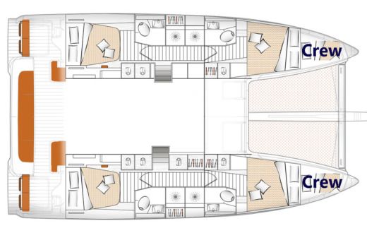 Catamaran Beneteau Excess 14 boat plan
