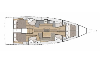 Miete Segelboot  Oceanis 46.1 - 4 cab Pomer