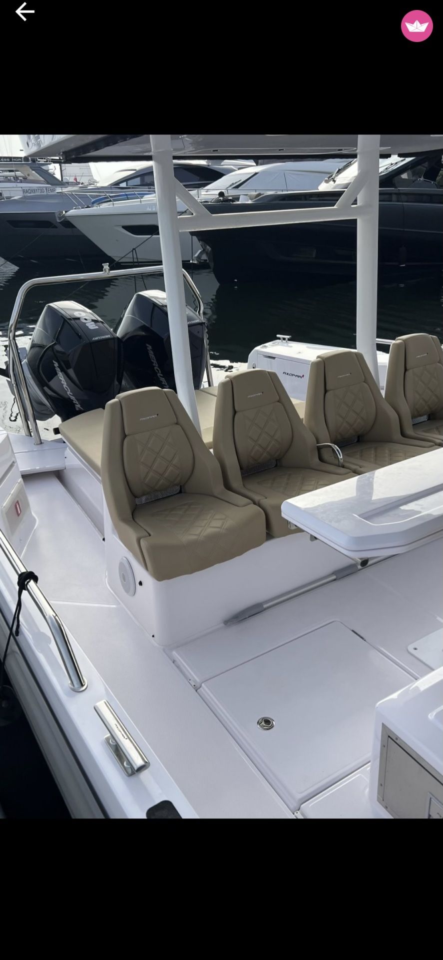 Bateau à moteur Axopar 37 600cv 8