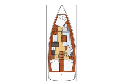 Verhuur Zeilboot Beneteau Oceanis 41.1 Lefkada
