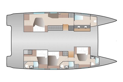 FP Aura 51 - 4Cab.Master - A.Acond./Watermaker