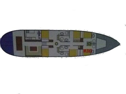 Gulet Special Traditional Gulet Dona Boat layout