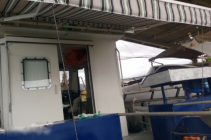 Aluguel Lancha Aluminio Naval soldado a MIG Catamarã São Vicente