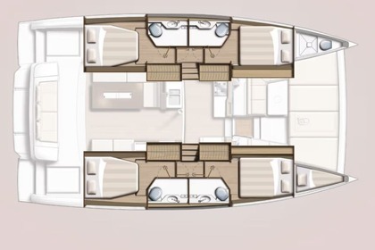 Verhuur Catamaran Catana Group Bali 4.2 - 4 + 1 cab. Tunas do Paraná