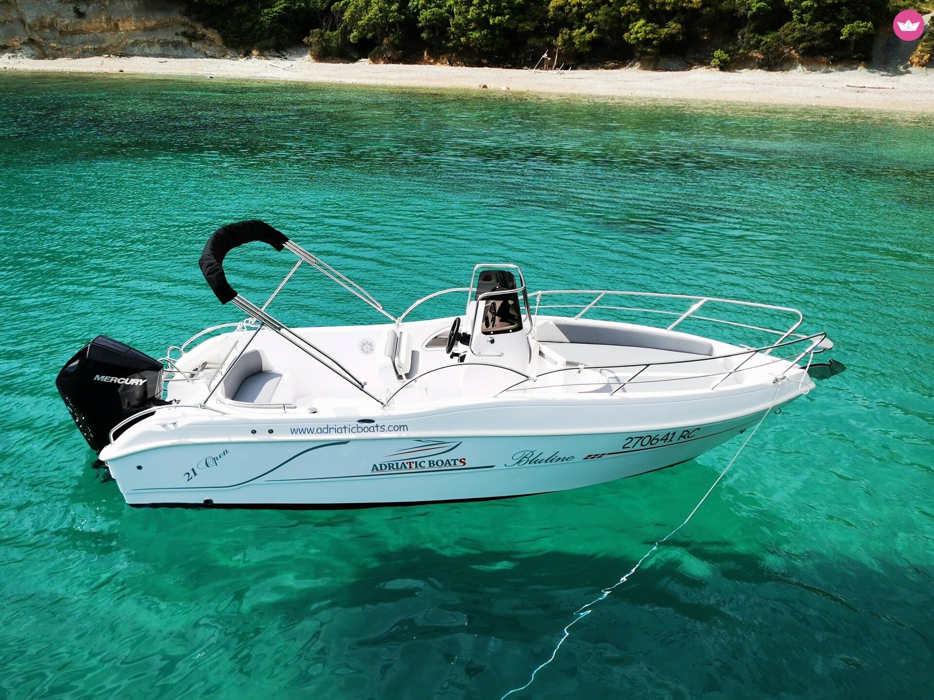 Bateau à moteur Bluline 21 Open 200cv 3