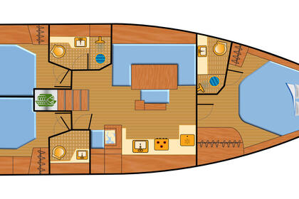 Verhuur Zeilboot Hanse Yachts Hanse 460 - 3 cab Marina Frapa