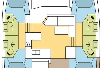 Hyra båt Katamaran Fountaine Pajot Astrea 42 with watermaker & A/C - PLUS Nassau