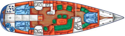 Sailboat X Yachts X562 Boat design plan
