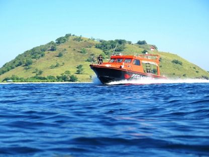 Charter Motorboat Red Whale Speedboat Komodo