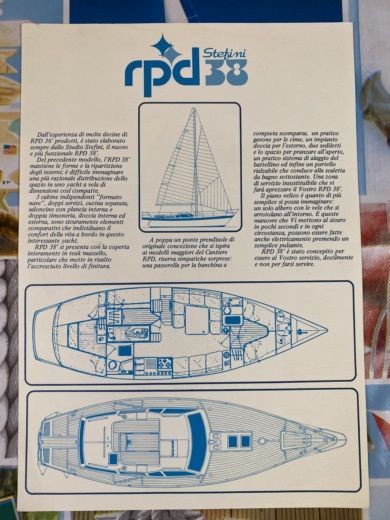 Sailboat stefini 36 atlantic boat plan