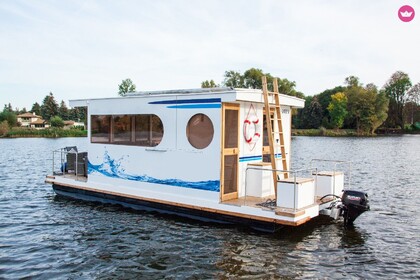 Charter Houseboat Rollyboot 8.2 Ponton Hausboot Buchholz