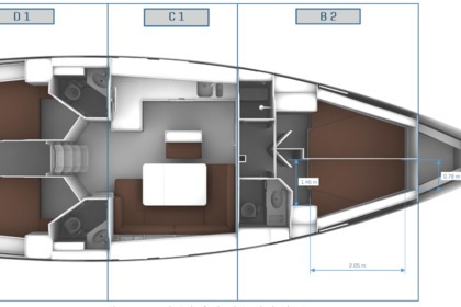 Charter Sailboat Bavaria Cruiser 46 Marmaris
