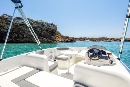 Beautiful boat without a license!