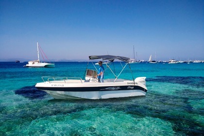 Miete Motorboot Fabiette nautica services Open 580 Ibiza
