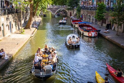 Barco privado con capitán en Utrecht