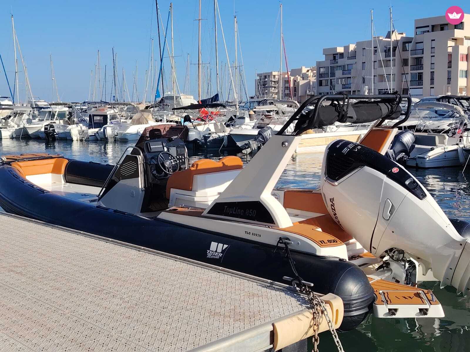 Semi-rigide Tiger Marine 850 Top Line 350cv