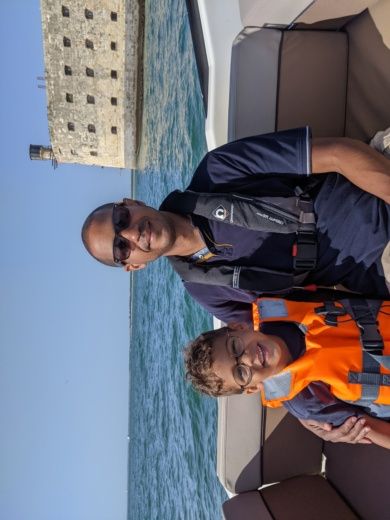 Île d'Oléron Motorboat Quicksilver Activ 755 Cruiser alt tag text