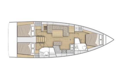 Rental Sailboat Bénéteau Oceanis 40.1 - 3 cab. Pomer