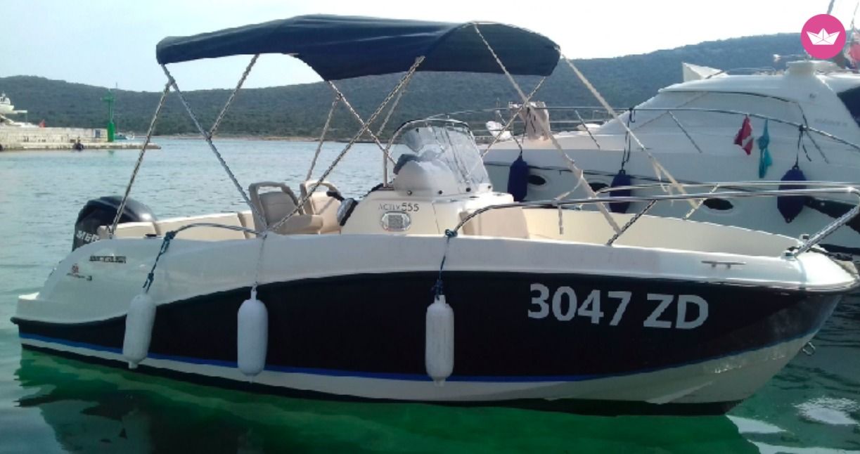 Quicksilver Activ 555 in Zadar for hire