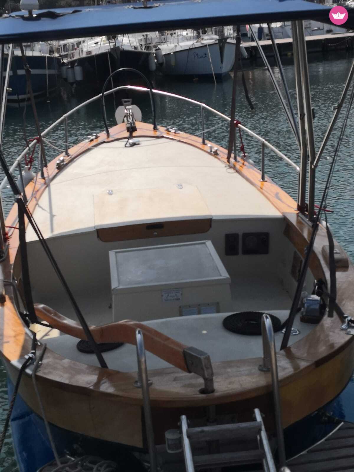 Bateau sans permis CUSTOM Gozzo in VTR e legno 25cv 5