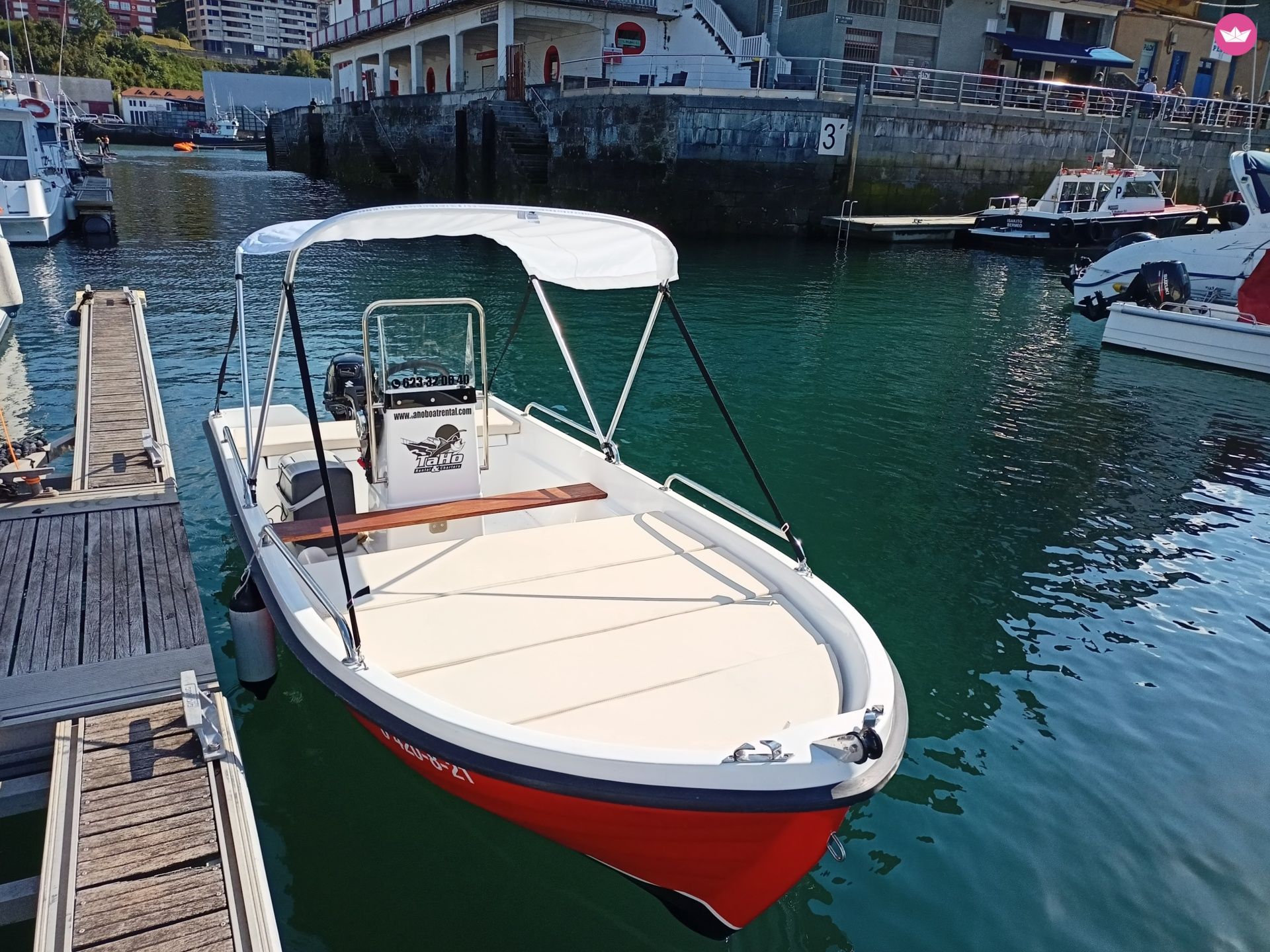 Bateau sans permis Sin titulación TaHo II 15cv 3
