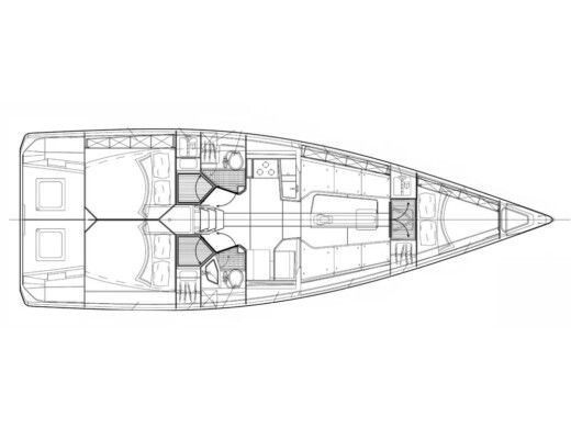 Sailboat  Italia Yachts 11.98 boat plan