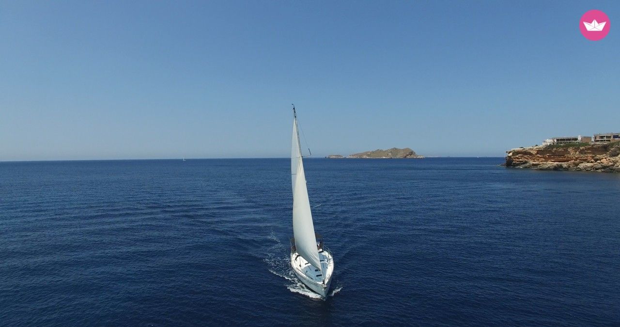 Charter sailboat in Ibiza  