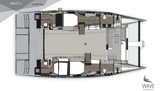 Catamaran Wave Catamarans Wave 60 boat plan
