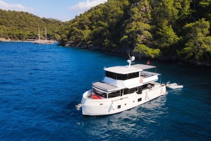 Custom built trawler-motor yacht with capacity of 8 people