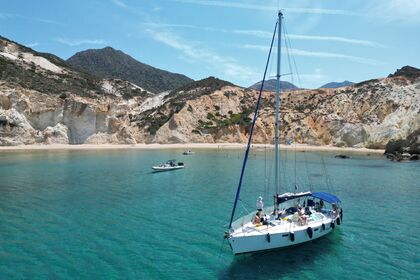 Full day sailing cruise around Milos (Adamas - Kleftiko)