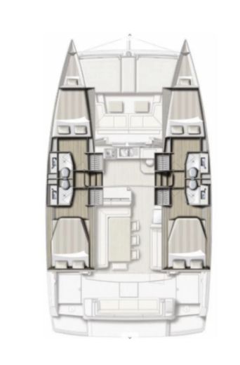 Catamaran Bali - Catana Bali 4.1 luxury Boat design plan