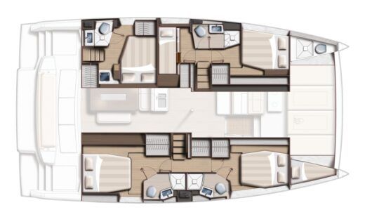 Catamaran Bali - Catana 4.6 Boat design plan