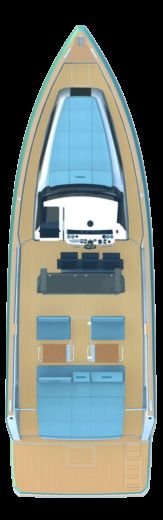 Motorboat FJORD Fjord 44 boat plan