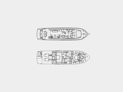 Motor Yacht Spertini Alalunga Alalunga 78 Boat design plan