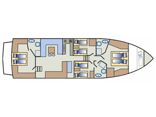 Motorboat Yaretti Yaretti 1910 Boat layout