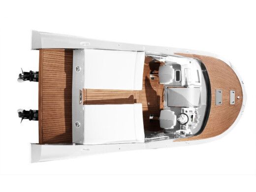 Motorboat Frauscher 1017 GT boat plan
