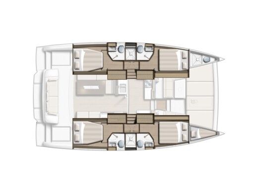 Catamaran  Bali 4.2 boat plan