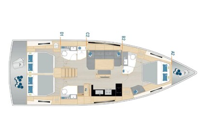 Hire Sailboat  Hanse 460 Lefkada