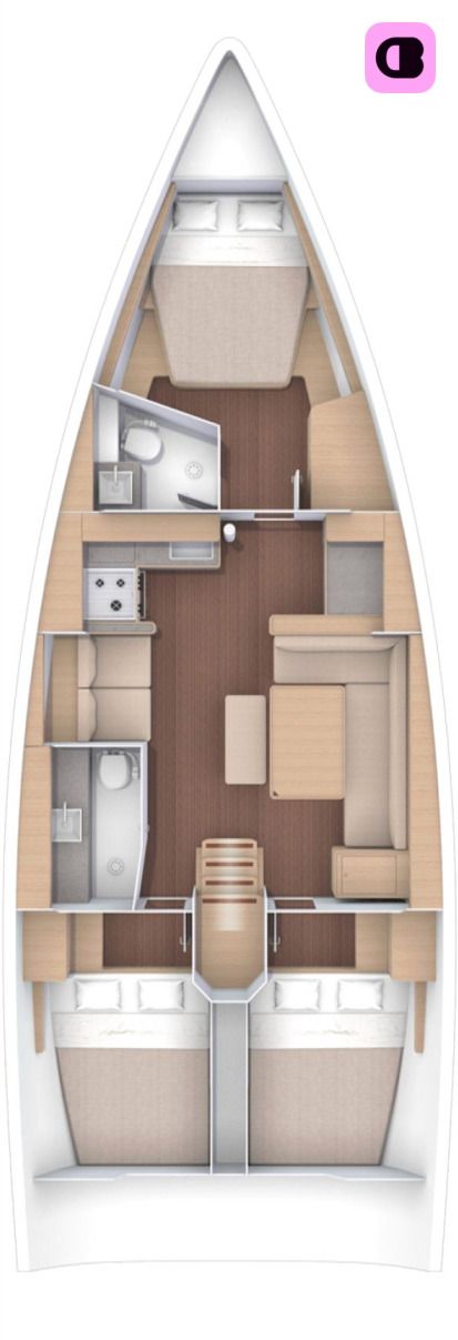 Voilier Dufour Yachts Dufour 430 - 3 cab. 13.24m 2