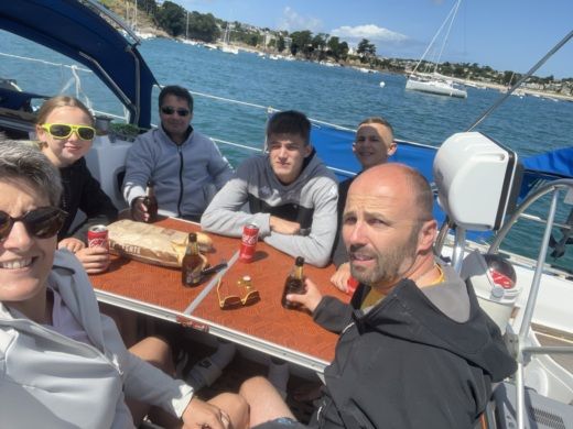 Brest Sailboat Beneteau First 38 alt tag text