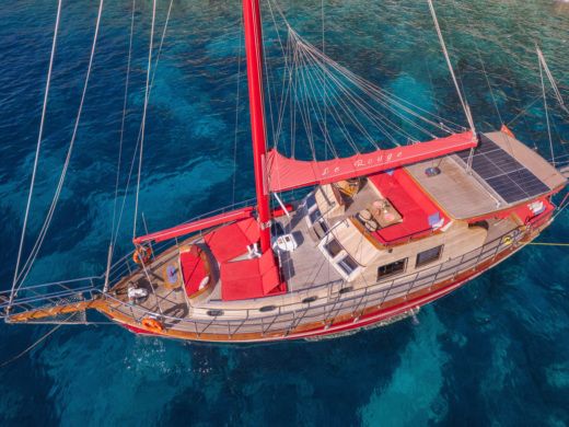 Gulet  Gulet Boot Grundriss