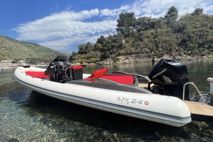 Hyra båt RIB-båt SPX RIB 24 Luxury RIB Speed Boat 200 HP Taormina