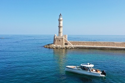 Rental Motorboat Saxdor 320GTO Chania Old Port