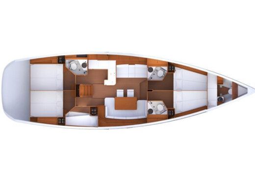 Sailboat Jeanneau Jeanneau 53 Boat design plan