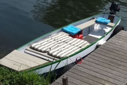Hire Motorboat stalen vlet vecht - buitenboormotor Nigtevecht