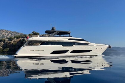 Charter Motor yacht Ferretti 860 Fethiye