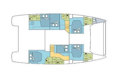 Saba 50 Crewed yacht